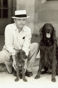 J.L. "Tommy" Constant, with his dogs in 1934