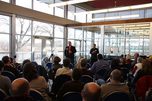 KU Boathouse gathering Jan. 29, 2012