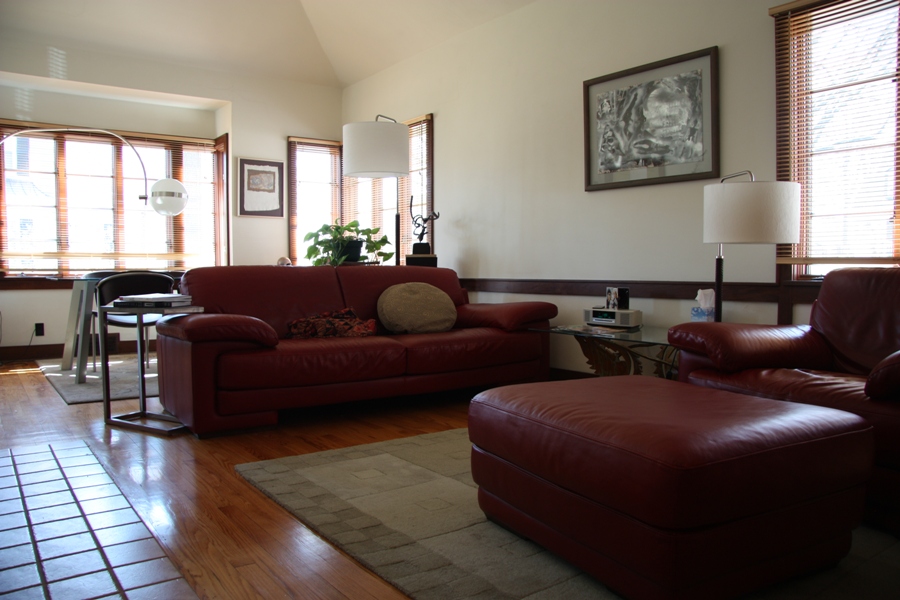 Living room facing southeast