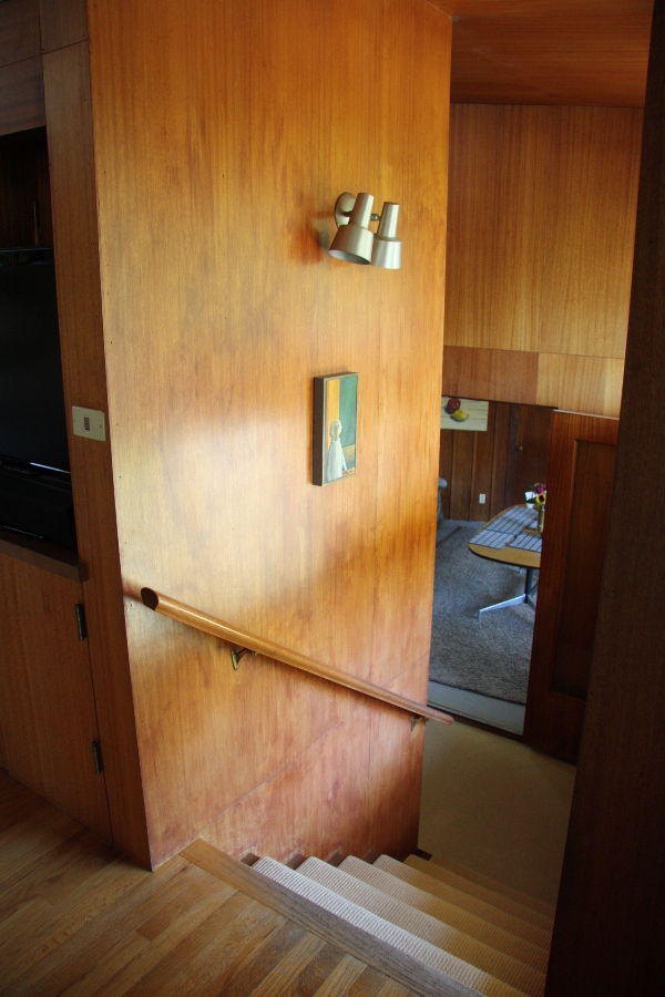 Hallway into living room