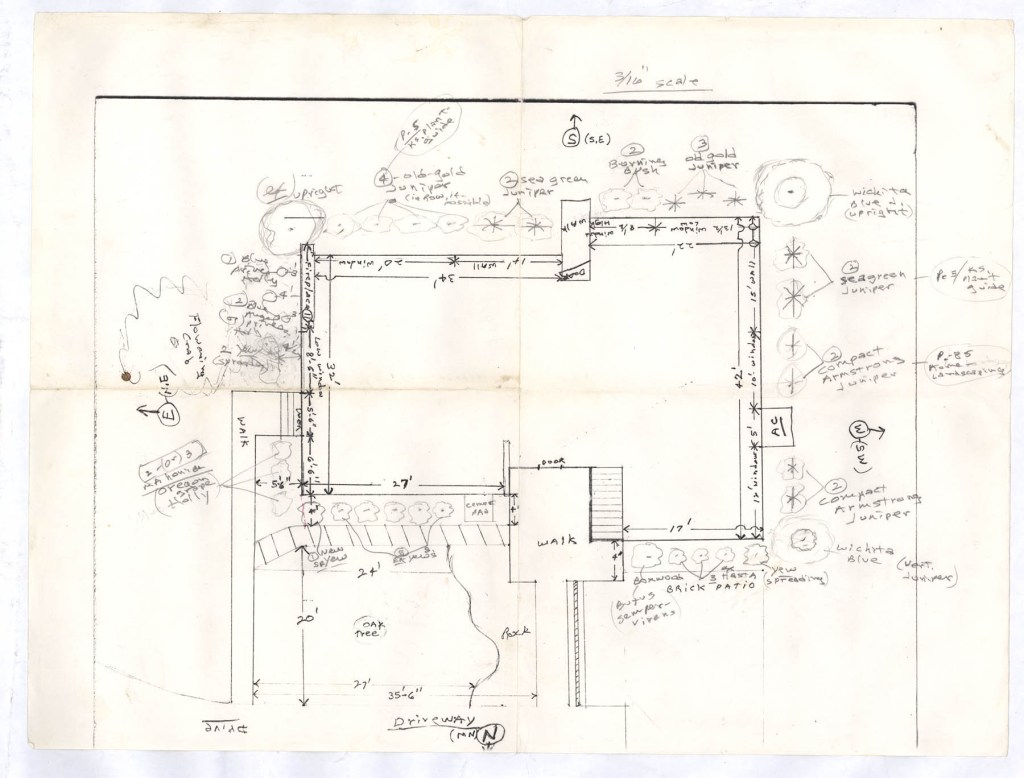 Plot plan sketch