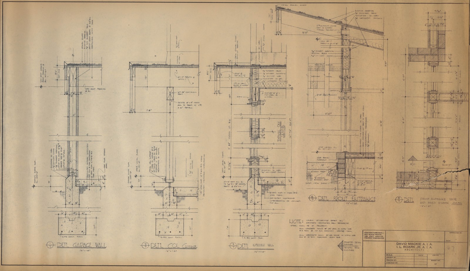 Front entrance detail