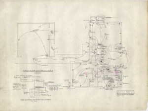 First-floor electrical plan