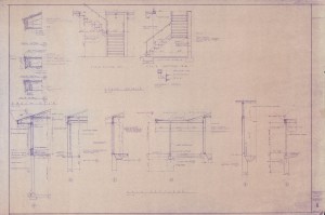 Stairs detail & hall sections