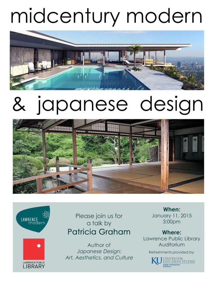 midcentury design talk flyer - Patricia Graham