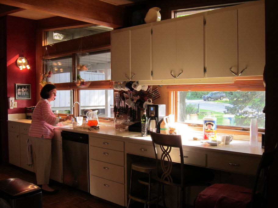 Alice Hewitt in her kitchen