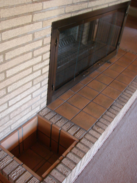 Built-in wood storage