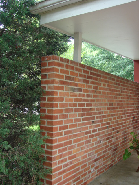 View from sheltered terrace