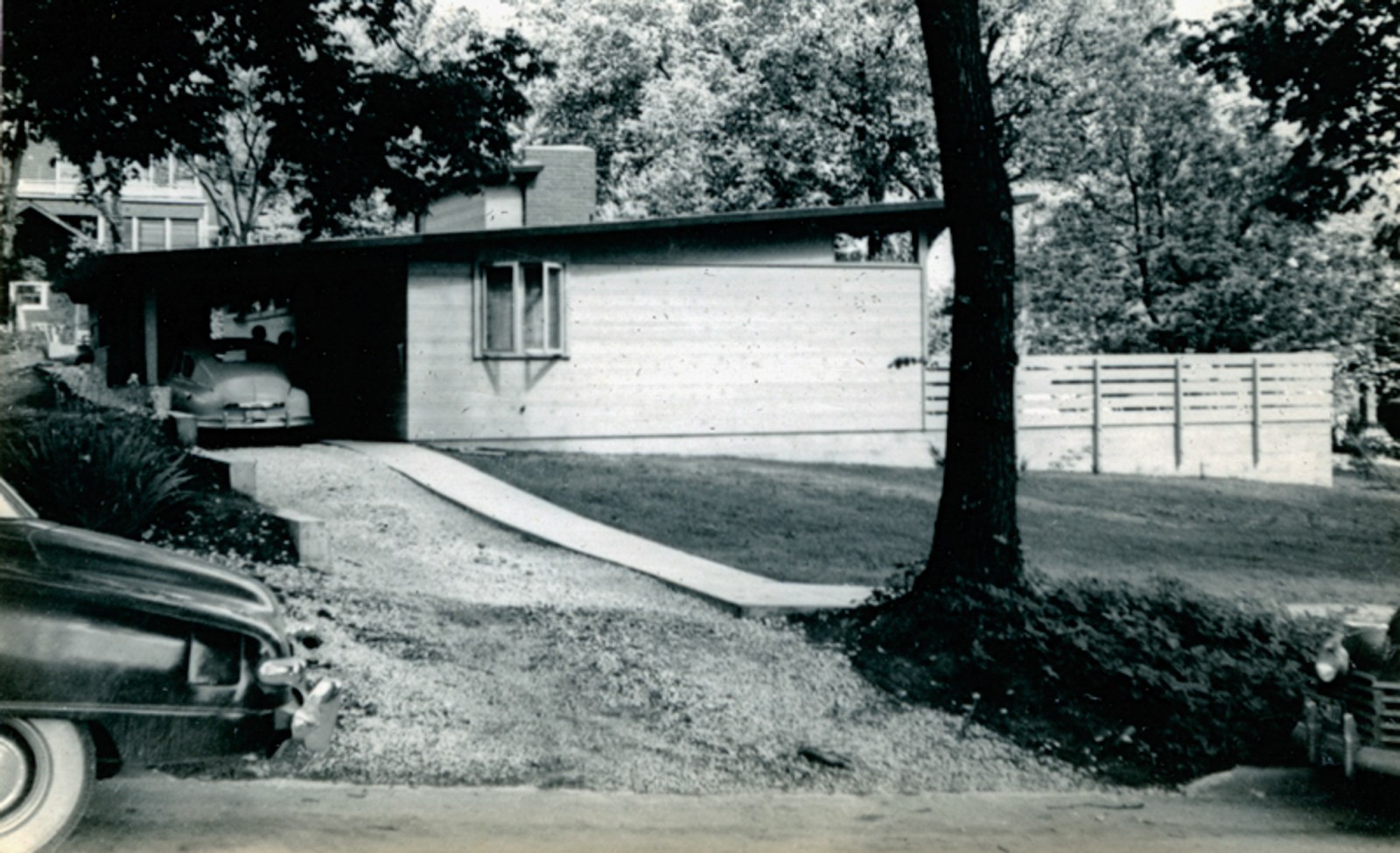 Post-construction west elevation