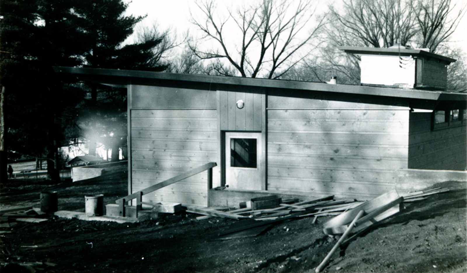 Siding complete, eastern facade