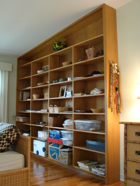 Built-in bookshelving